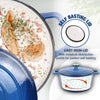 Cast Iron Casserole Dish Pot With Lid Dutch Oven 5L Enameled Stew Pot Stockpot