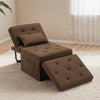 FLEXISPOT Folding Sofa Bed 4-in-1 Convertible Sleeper Sofa Chair for Living Room