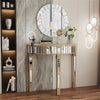 Dressing Table Glass Mirrored Vanity Table Entrance Hall Table Console Furniture