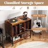 Record Player Stand Turntable Table with Shelves