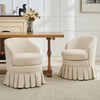 Mid-Century Modern Accent Armchair, Compact Space-Saving Chair 300lb Capacity