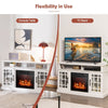 Fireplace TV Stand for TVs up to 55 Inches With 1400W Electric Fireplace Insert