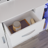 LED Sideboard 2 Door 3 Drawer Buffet Storage Cabinet Cupboard TV Unit High Gloss