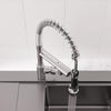 Modern Mono Pull Out Kitchen Mixer Tap Dual Spout Spray Single Lever Chrome