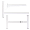 Overbed Table Adjustable Over Hospital Bed Tray with Wheels for Home Use