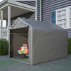 Storage Tent Bicycle Motorbike PE Shed Backyard Waterproof Large 2.2*1.6M Grey
