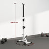 Adjust Pair of Barbell Squat Racks Stand Weight Lifting Bench Press Gym