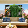 3 Panel Folding Raised Garden Bed w/ Trellis Privacy Screen Planter Box