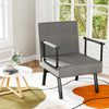 Upholstered 1 Seater Folding Fabric Sofa Bed Sleeper Couch Sofabed Settee Yyhhag