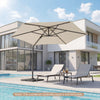 Large Offset Hanging Umbrella w/ 360° Rotation