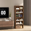 6 Tier Bookshelf, Freestanding Bookcase with Adjustable Shelves