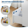 Mobile Filing Cabinet, File Cabinet with 3 Drawers Lockable Documents Storage