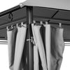 Garden Gazebo Party Tent Pivillion Shelter Curtains Sidewalls Steel 4m x 3(m)
