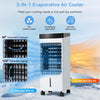 Kwanner Portable Evaporative Air Cooler 4L/7L 3-in-1 Cooling Humidifier Remote