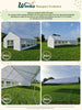 Marquee Gazebo HEAVY DUTY COMMERICAL PE 220gsm 4x6 4x8 5x10 6x12
