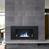 Bio Ethanol Fireplace Recessed Wall Mounted Stainless Steel Glass Biofire Heater
