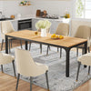 200cm Rectangular Dining Table for 6-8 Person Long Narrow Kitchen Dinner Table
