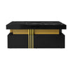 Coffee Table With Drawers Storage High Gloss Wooden Centre Table For Living Room