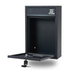 Post Box Parcel Box Combo | Lockable | Outdoor Letter & Package Storage