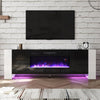 70inch Fireplace & TV Stand for TVs up to 90 Inch With Electric Fireplace Insert