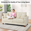 Modern 2/3 Seater Corduroy Sofa Bed with 2 Bolster Home Room Recliner Couch Sofa