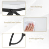 Modern Faux Marble Coffee Table with Storage Shelf