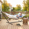 Cotton Hammock, Soft Portable Swing Chair w/Headrest, Refurbished