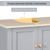 Bathroom Under Sink Cabinet Vanity Unit with Adjustable Shelf Space Saver