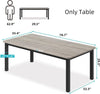 78.7 Industrial Dining Table for 6-8 People,Large Rectangular Wood Kitchen Table