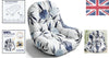Egg Swing Chair Cushion Waterproof 120x84x18cm Outdoor Patio Hanging Basket C...