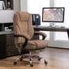 Vinsetto Massage Office Chair, Heated Reclining Desk Chair, Brown