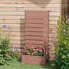 Trellis Planter Box Raised Garden Bed Climbing Plants Flowers Privacy Screen