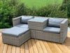 Victoria Rattan Garden Furniture Corner Sofa Lounge Set In/Outdoor Extra Wide