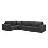 DUSK Brooklyn Large L-Shape Sofa in Ink Velvet - RRP £1670