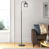 Industrial Floor Standing Lamp with Metal Lampshade, Modern Reading Light