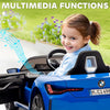 BMW i4 Licensed 12V Kids Electric Ride-On Car w/ Remote Control - Blue