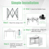 Portable Commercial Canopy with Wheeled Bag
