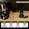 Kitchen Modern Wooden Large Coffee Bar Station-Black