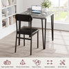 Dining Table Set with 2/4 Chairs, Modern Design for Kitchen, Home, Patio, Garden
