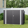 Outdoor Lockable Bicycle Shed Bike Storage Tool Box Garden Garbage Bin Gas Lids