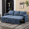 Reversible Sleeper Sectional Sofa Bed with Storage Pull-Out L Shape Chaise Couch