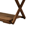 Foldable Camping Table Convertible in 5 Tier Rack Picnic Table with Storage Bag