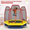 7FT Kids Trampoline Recreational Trampoline Mini Round Bounce Jumper w/Net