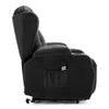 CAESAR DUAL MOTOR RISER RECLINER LEATHER MOBILITY ARMCHAIR MASSAGE HEATED CHAIR