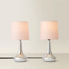 2 x Touch Table Lamps 34cm Dimmer Bedside Lights Living Room Reading Small Lamp