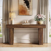 160 cm Long Console Table, Wooden Rectangular Sofa Table Behind The Couch, FarAT