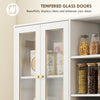 172 cm Tall Kitchen Cupboard, Pantry Storage Cabinet, White