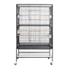 Large Parrot Cage Rolling Metal Bird Cage Pet Lovebird Cockatiel Conure Budgie