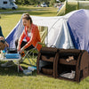 2-In-1 Pet Carrier Portable Cat & Dog Travel Crate Twin-compartment Pet Kennel