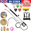20FT Telescopic Lance Extendable Pressure Washer Wand Pole 4000PSI w/ 5 Nozzles